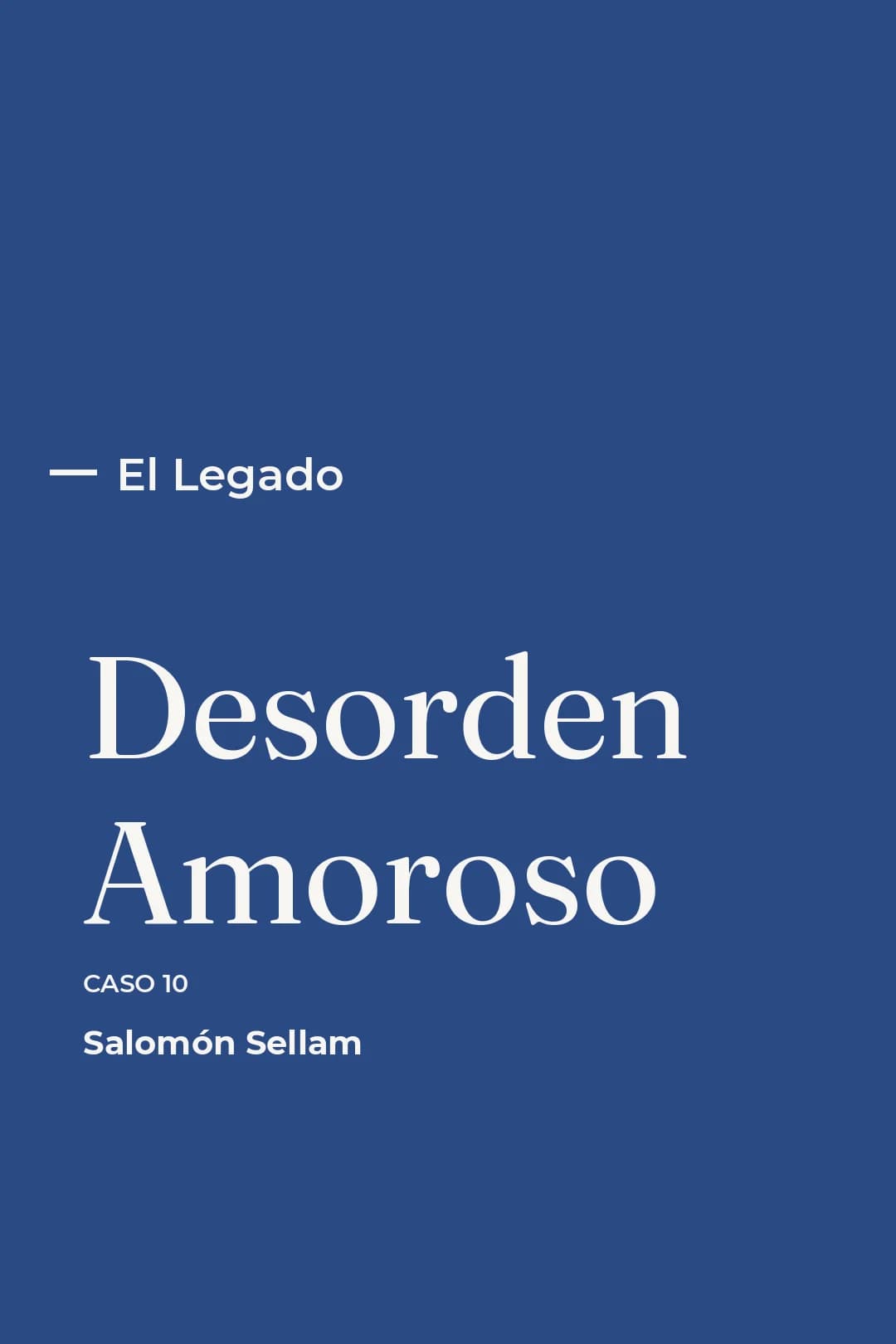 Portada del curso 10 - Desorden Amoroso