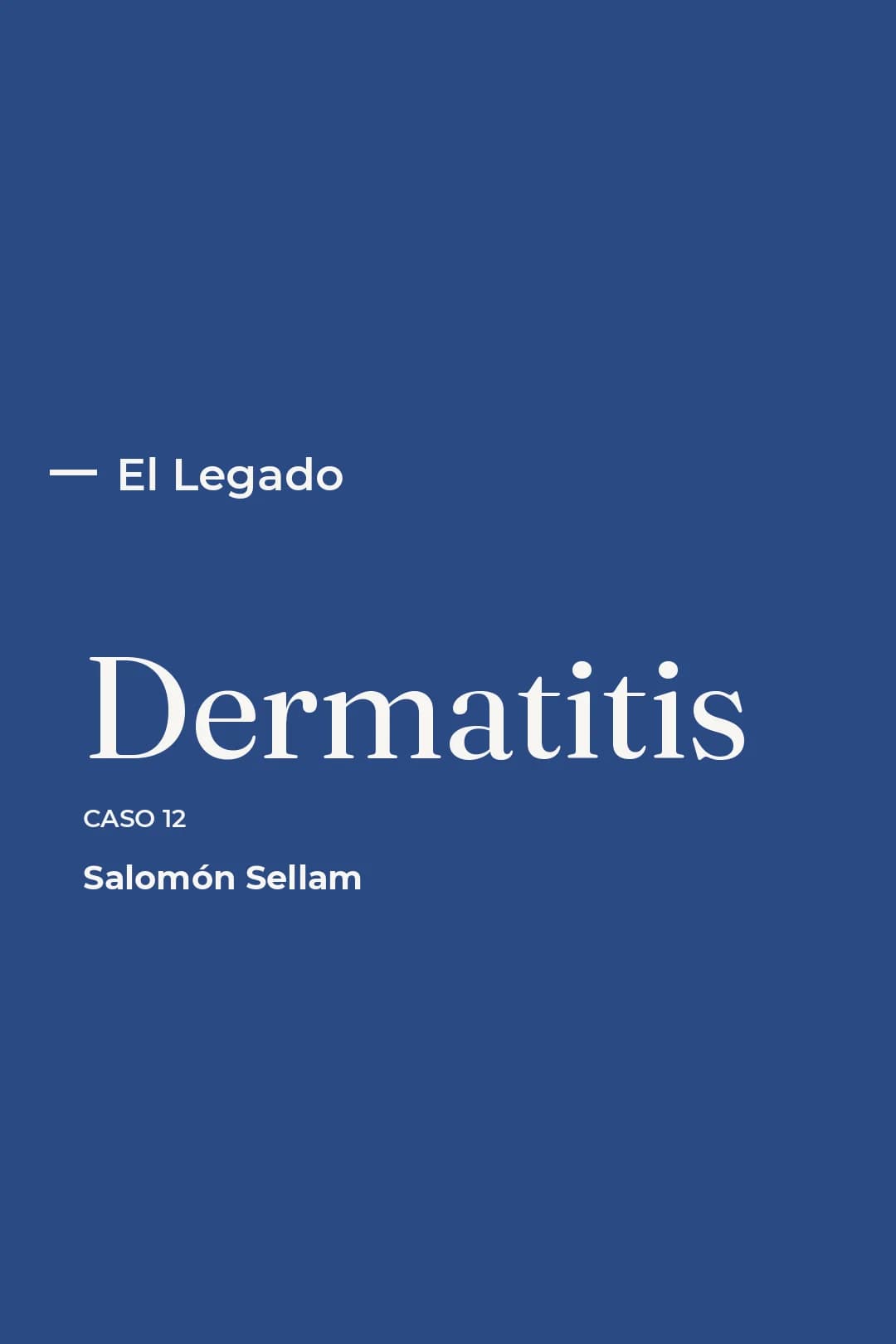 Portada del curso 12 – Dermatitis