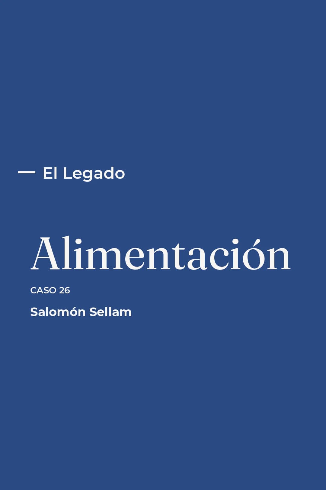 Portada del curso 26 – Alimentación