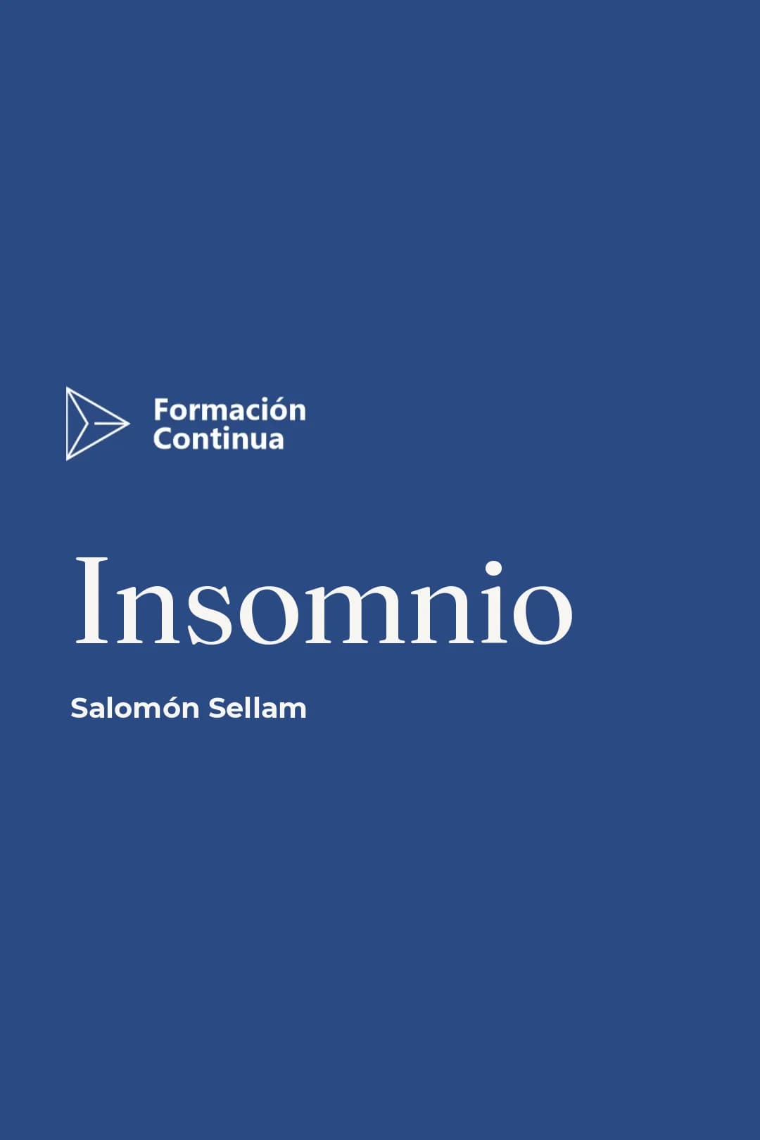 Portada del curso Insomnio