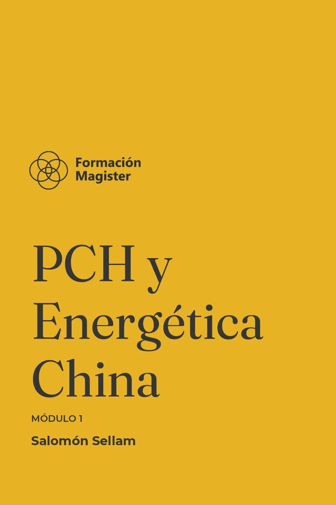 Portada del curso PCH y Energética China - Módulo 1